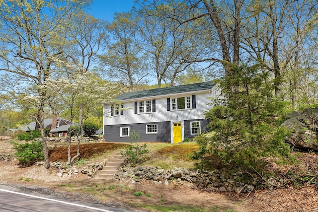 380 Pumpkin Hill Rd, Ledyard, CT 06339 - view of front of home featuring stairway