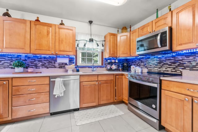 30 Hi Barlow Rd, Newtown, CT 06470 - kitchen featuring appliances with stainless steel finishes, backsplash, and light countertops