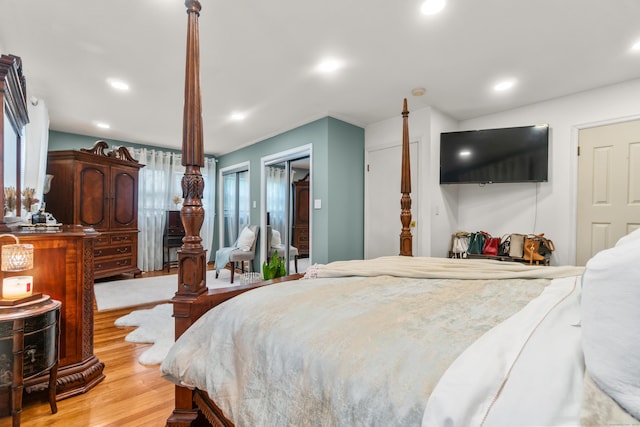 30 Hi Barlow Rd, Newtown, CT 06470 - bedroom with light wood-type flooring and recessed lighting