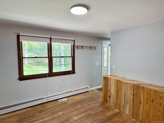 83 Shingle Mill Rd, Harwinton, CT 06791 - unfurnished room with baseboard heating and wood finished floors