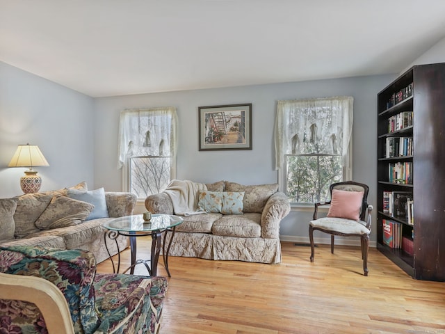 235 Lonetown Rd, Redding, CT 06896 - living area with light wood-type flooring