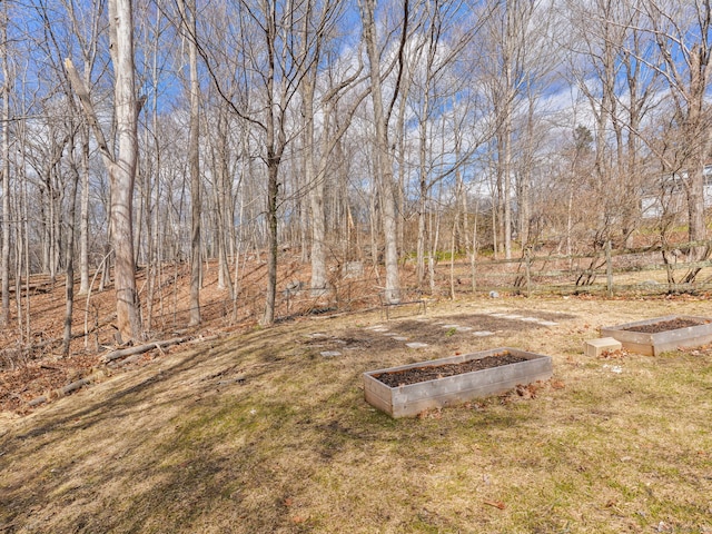 235 Lonetown Rd, Redding, CT 06896 - view of grassy yard featuring a vegetable garden