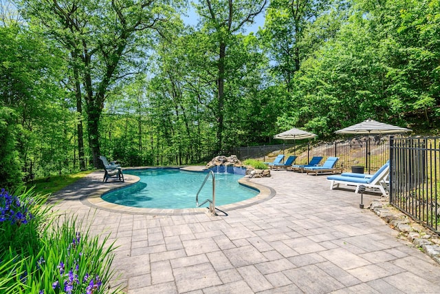77 Crest Rd, Middlebury, CT 06762 - view of pool featuring a patio