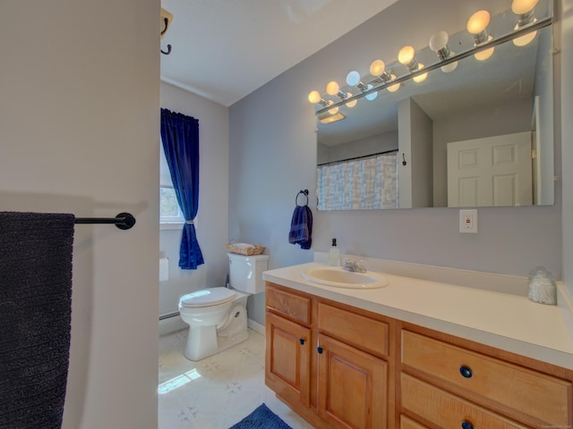 193 Pickett Rd, Plainfield, CT 06374 - full bath with toilet, vanity, and baseboards