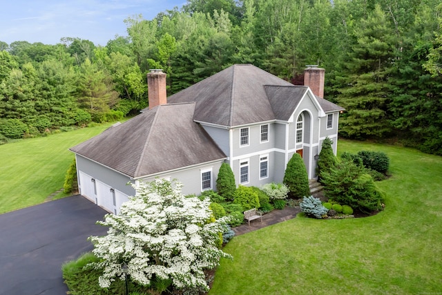 3 Mountaincrest Dr, Cheshire, CT 06410 - view of subject property with a heavily wooded area