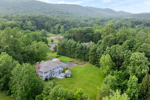 3 Mountaincrest Dr, Cheshire, CT 06410 - view of subject property featuring a forest and a mountainous background