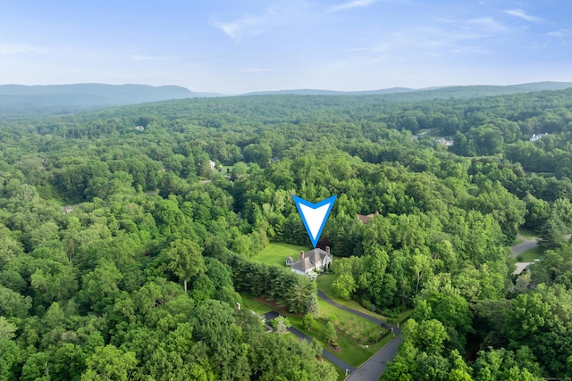 3 Mountaincrest Dr, Cheshire, CT 06410 - bird's eye view of a heavily wooded area and mountains