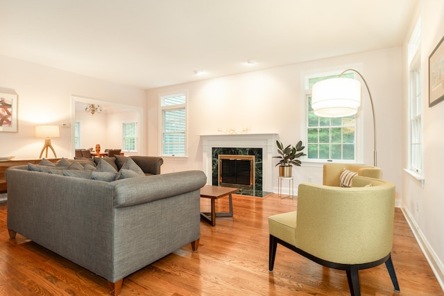 3 Mountaincrest Dr, Cheshire, CT 06410 - living area with wood finished floors and a fireplace