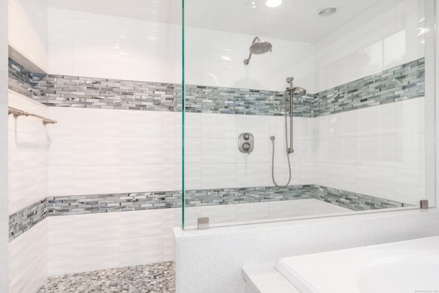 3 Mountaincrest Dr, Cheshire, CT 06410 - full bath featuring a tile shower and recessed lighting