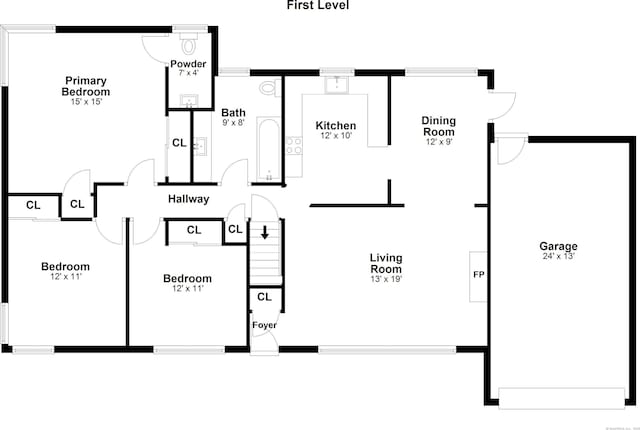 86 Rice Rd, Meriden, CT 06450 - property floor plan