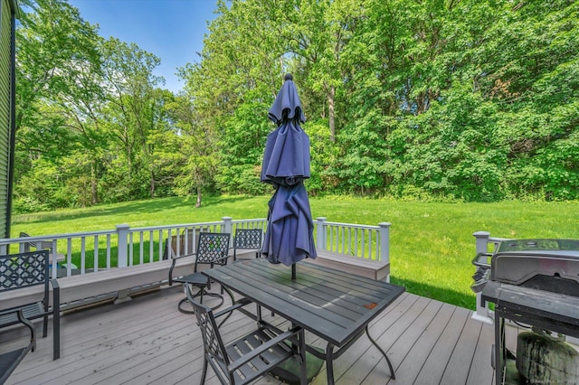 75 Carll Rd, Middletown, CT 06457 - deck with a lawn, outdoor dining space, and area for grilling