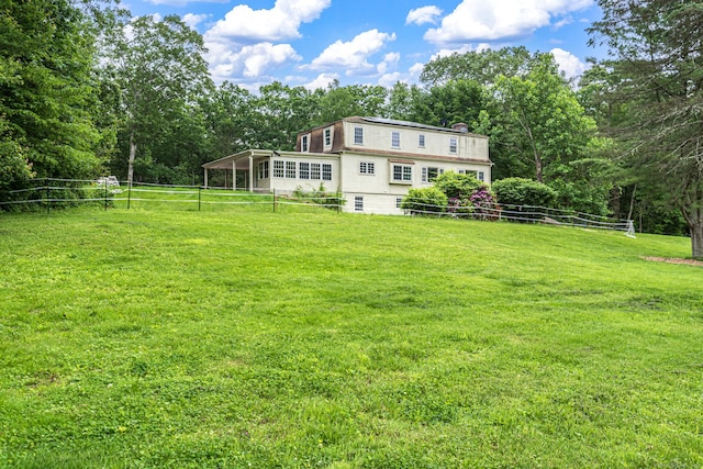 29 Daniels Rd, East Haddam, CT 06423 - view of yard with view of wooded area