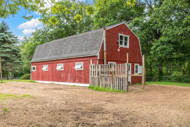 29 Daniels Rd, East Haddam, CT 06423 - view of barn with view of scattered trees