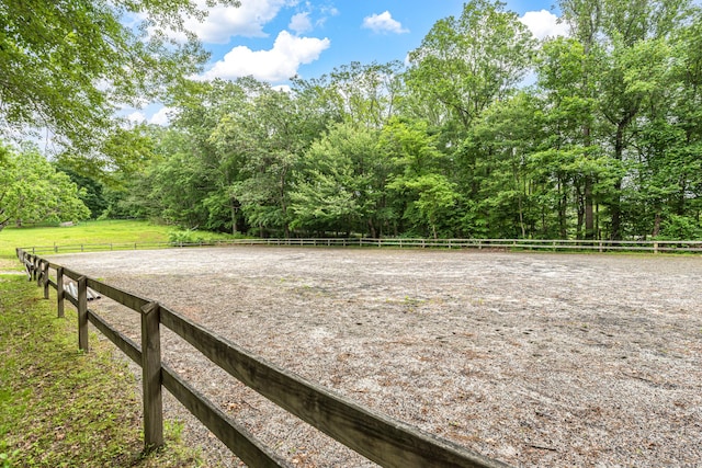 29 Daniels Rd, East Haddam, CT 06423 - view of community featuring an enclosed riding area and a view of trees
