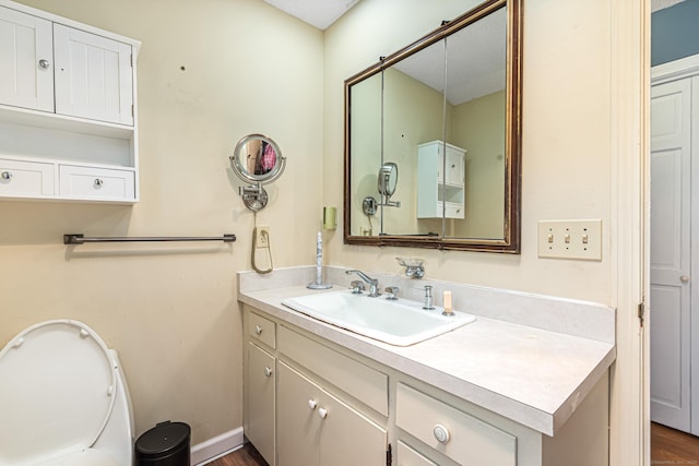 29 Daniels Rd, East Haddam, CT 06423 - bathroom with vanity and wood finished floors