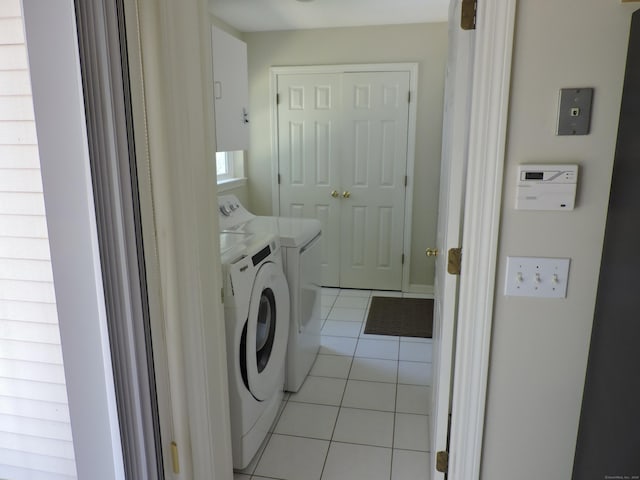 33 Shares Ln Unit 33, South Windsor, CT 06074 - laundry room with separate washer and dryer and light tile patterned flooring