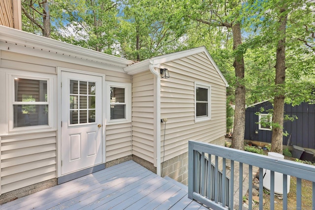 60 Indian Spring Rd, Woodstock, CT 06281 - view of wooden deck