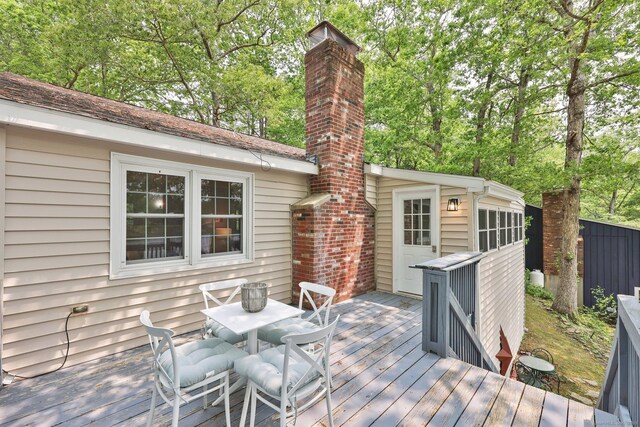 60 Indian Spring Rd, Woodstock, CT 06281 - view of wooden deck