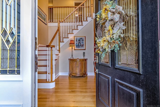 55 Riding Ridge Rd, Monroe, CT 06468 - entrance foyer featuring wood finished floors and stairs