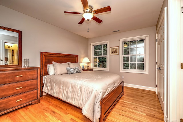 55 Riding Ridge Rd, Monroe, CT 06468 - bedroom featuring light wood-style floors and a ceiling fan