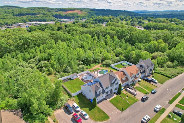 280 Ridgefield Ave, Waterbury, CT 06705 - drone / aerial view of a heavily wooded area