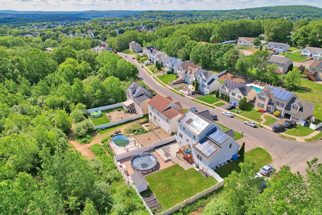 280 Ridgefield Ave, Waterbury, CT 06705 - aerial view of residential area featuring a heavily wooded area