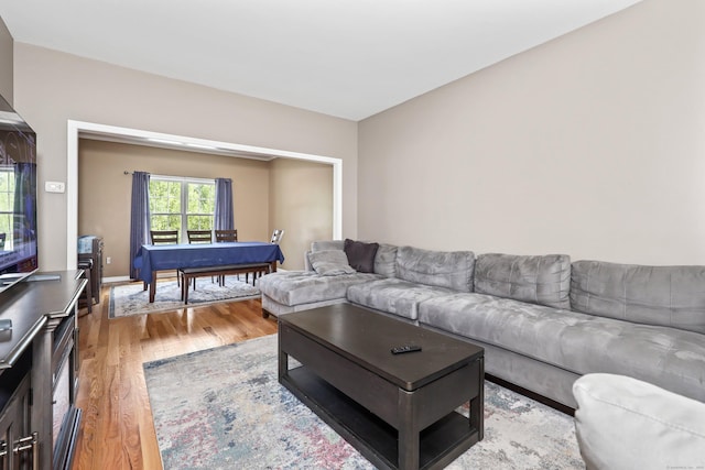 280 Ridgefield Ave, Waterbury, CT 06705 - living room featuring light wood-style flooring