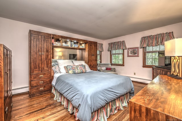 31 Country Ridge Dr, Monroe, CT 06468 - bedroom featuring a baseboard heating unit and wood finished floors
