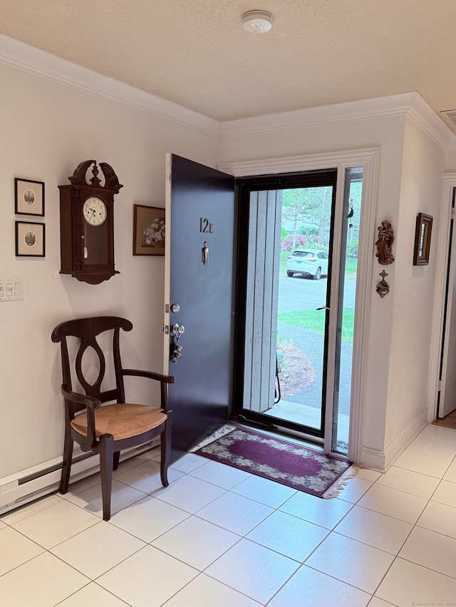 12 Heritage Crst Unit E, Southbury, CT 06488 - foyer entrance featuring ornamental molding and light tile patterned flooring