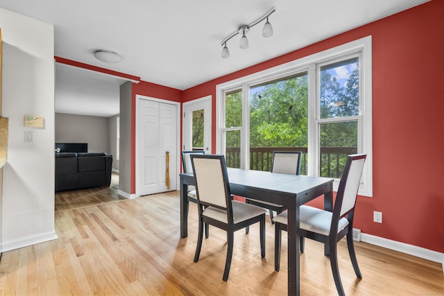 23 Rockmeadow Rd, Norwalk, CT 06850 - dining room featuring baseboards and light wood-style flooring