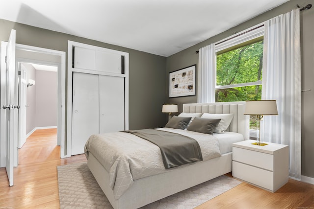 23 Rockmeadow Rd, Norwalk, CT 06850 - bedroom featuring multiple windows, light wood finished floors, and a closet