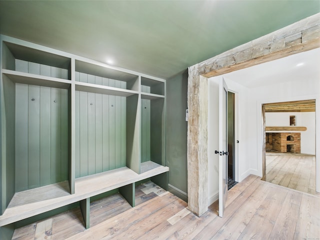 153 Valley Forge Rd, Weston, CT 06883 - mudroom with wood finished floors and baseboards