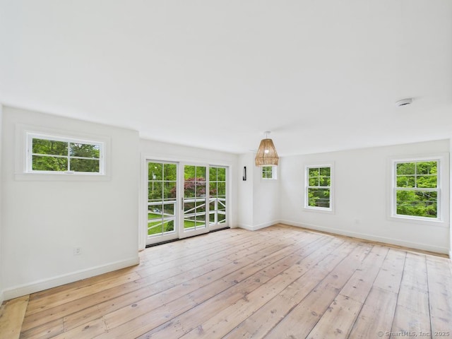 153 Valley Forge Rd, Weston, CT 06883 - spare room with light wood-style floors and baseboards