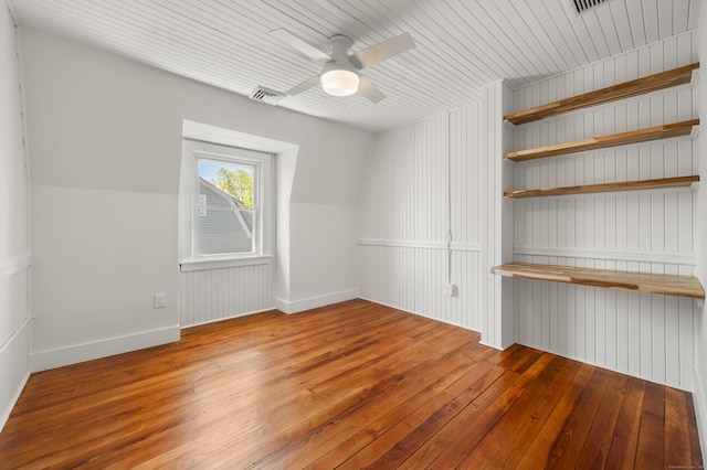 46 Park St, New London, CT 06320 - spare room with hardwood / wood-style flooring and ceiling fan
