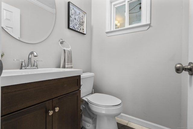 92 Lafayette St Apt 5, Stamford, CT 06902 - half bath with vanity and tile patterned flooring