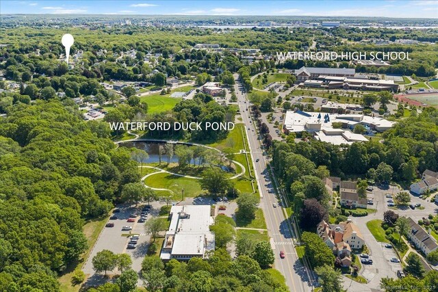 17 Wild Rose Pl, Waterford, CT 06385 - aerial view of a large body of water