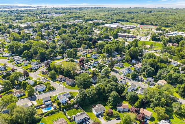 17 Wild Rose Pl, Waterford, CT 06385 - drone / aerial view of a heavily wooded area