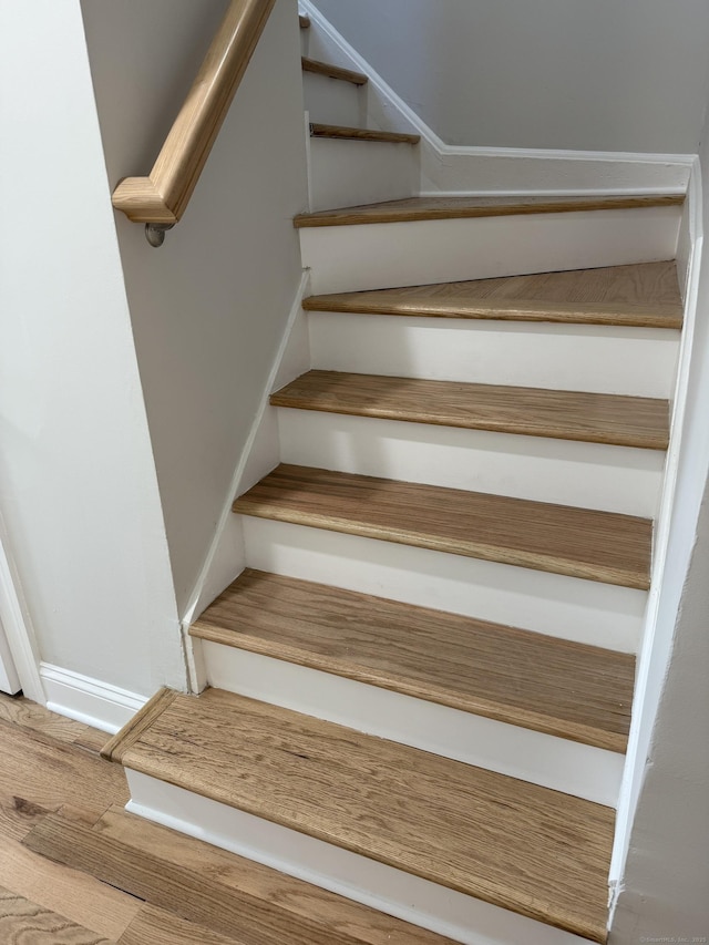 42 Waldo St, East Haven, CT 06512 - stairs with wood finished floors