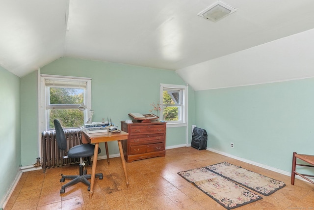 12 Lords Hwy E, Weston, CT 06883 - office space featuring radiator heating unit, lofted ceiling, plenty of natural light, and baseboards