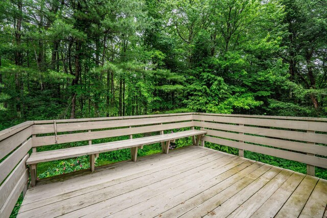 35 Chestnut Hill Rd, Simsbury, CT 06092 - wooden terrace with a view of trees