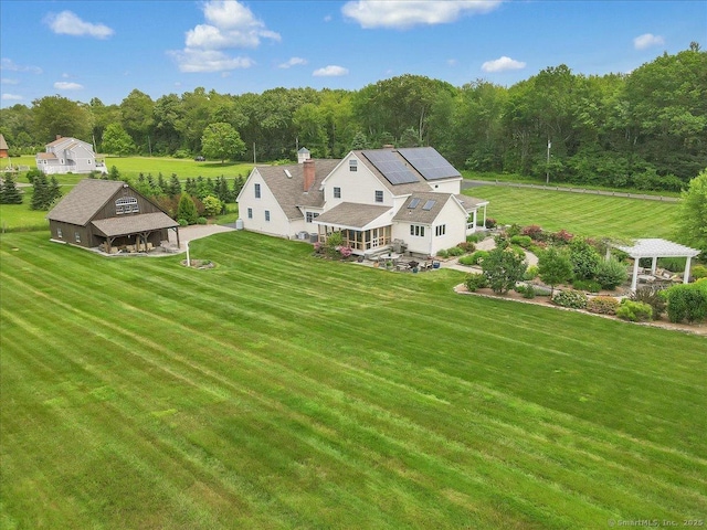 45 Snell Rd, Middlefield, CT 06422 - view of subject property with a heavily wooded area