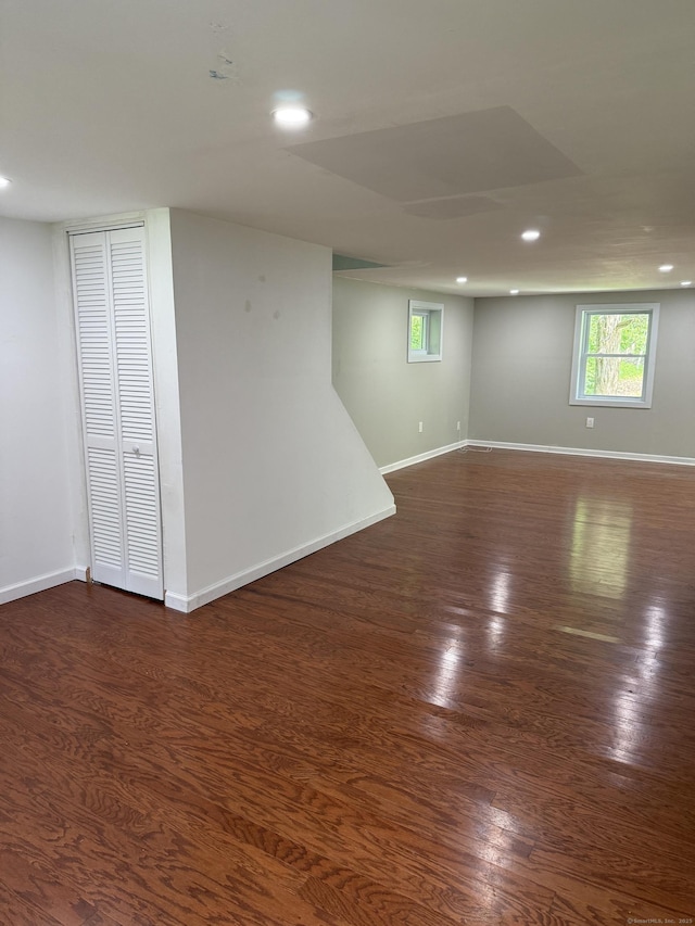 116 Howd Rd, Durham, CT 06422 - below grade area featuring dark wood finished floors and recessed lighting