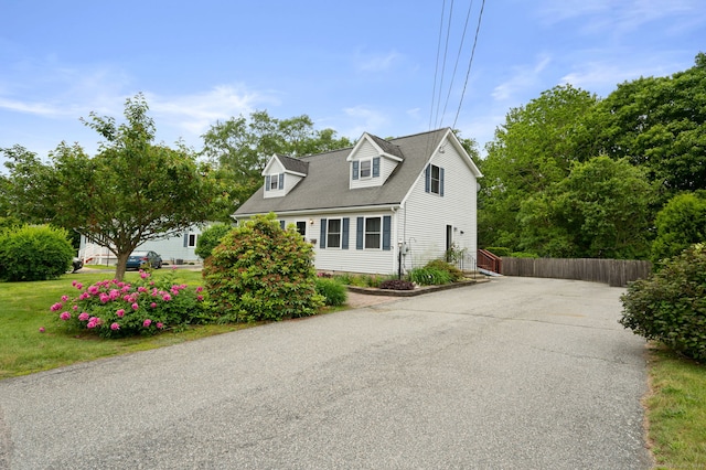 42 Cindy Ln, Groton, CT 06355 - view of front of house with driveway and roof with shingles