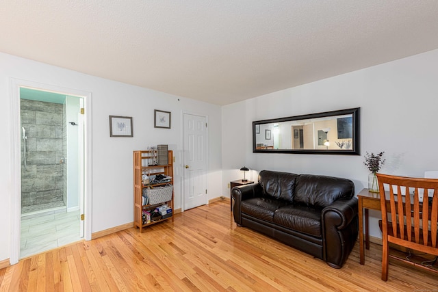 2 Mansfield Grove Rd Apt 160, East Haven, CT 06512 - living room featuring light wood finished floors and baseboards