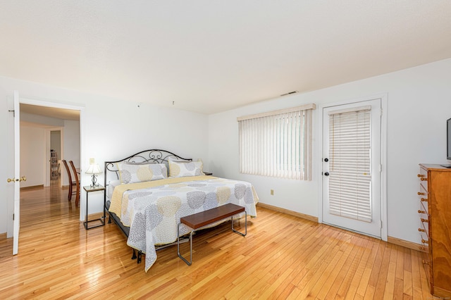 2 Mansfield Grove Rd Apt 160, East Haven, CT 06512 - bedroom with light wood-style flooring and baseboards