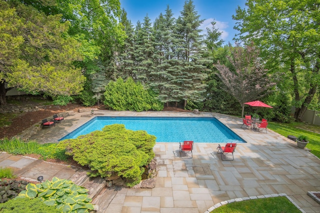 156 Main St, Ridgefield, CT 06877 - swimming pool with a patio area