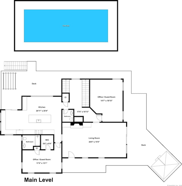 156 Main St, Ridgefield, CT 06877 - room layout