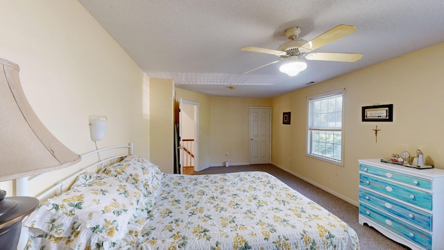 77 Bassett Rd, North Haven, CT 06473 - bedroom featuring carpet flooring, baseboards, and a ceiling fan