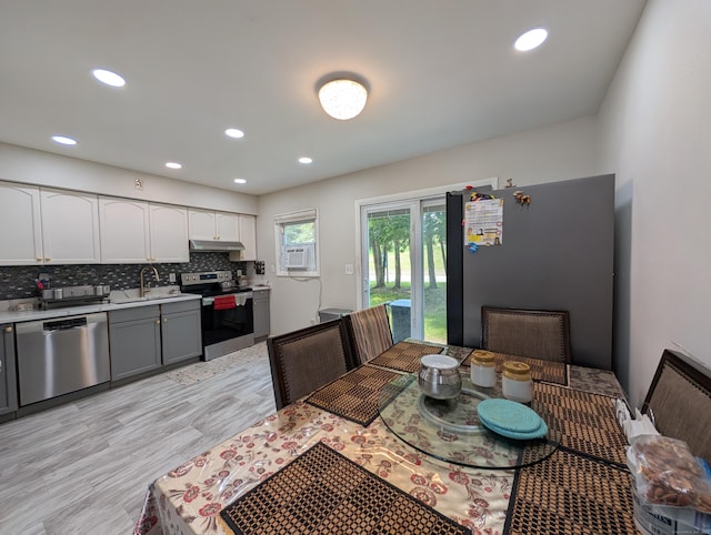 94 Canterbury Rd Unit D, Plainfield, CT 06374 - dining area featuring recessed lighting and light wood-type flooring