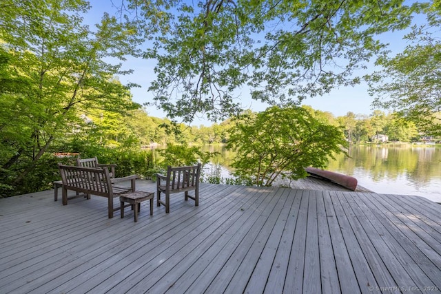 159 Mountain Rd, Ridgefield, CT 06877 - deck with a water view